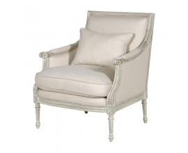 Štýlové vidiecke kreslo Antic Gris