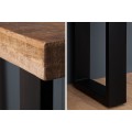 Dizajnová industriálna konzola z masívu Iron Craft 115cm