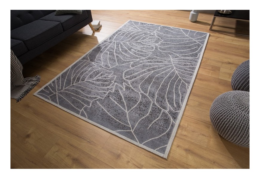 &Scaron;t&yacute;lov&yacute; koberec Leaves b&eacute;žov&aacute;/hned&aacute;