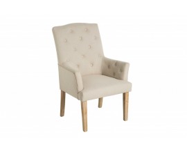 Luxusná jedálenská stolička Long Island béžová 101cm