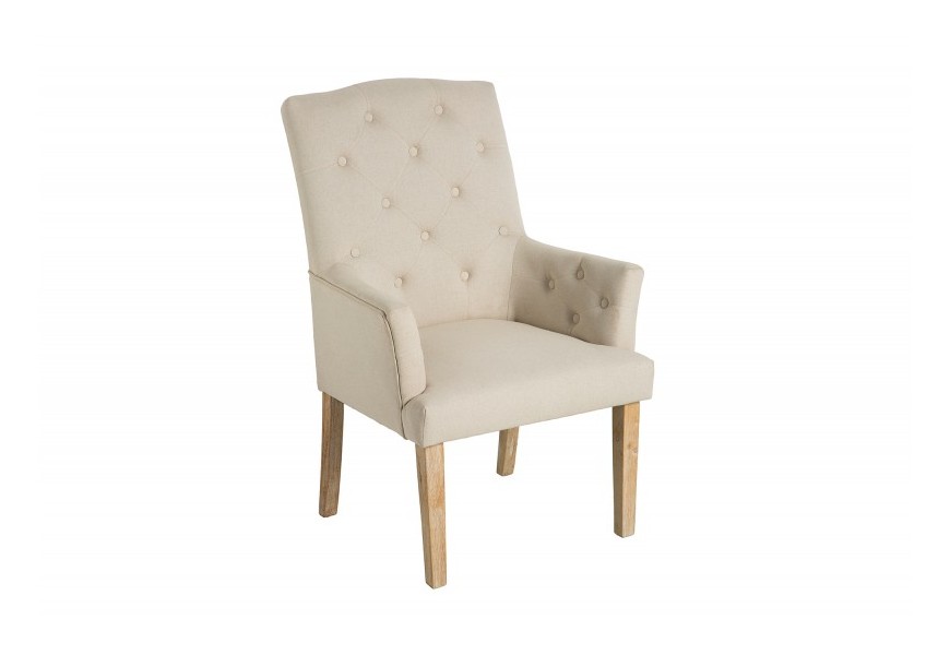 Luxusn&aacute; jed&aacute;lensk&aacute; stolička Long Island b&eacute;žov&aacute; 101cm