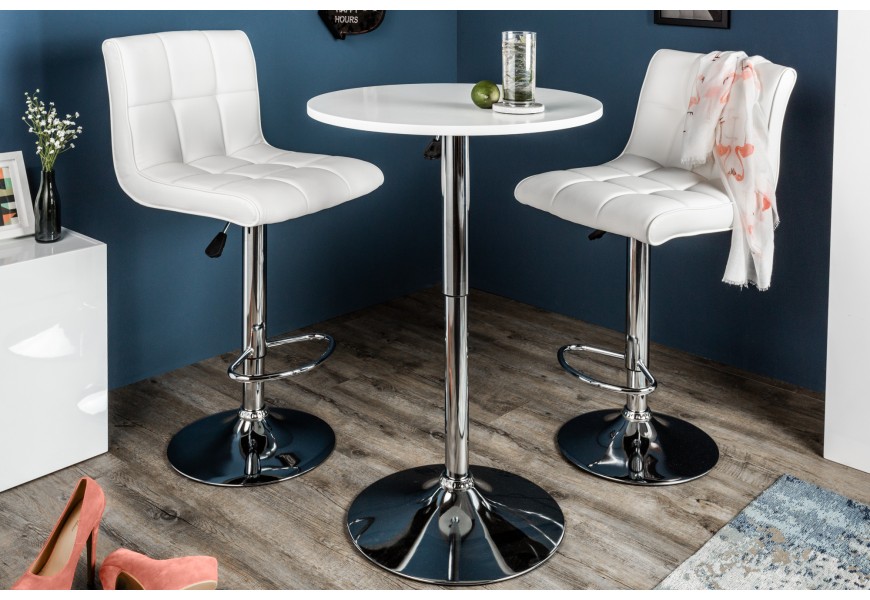 Luxusn&yacute; barov&yacute; stol&iacute;k Move čierny, biely