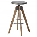 Dizajnová industriálna barová stolička Crempton