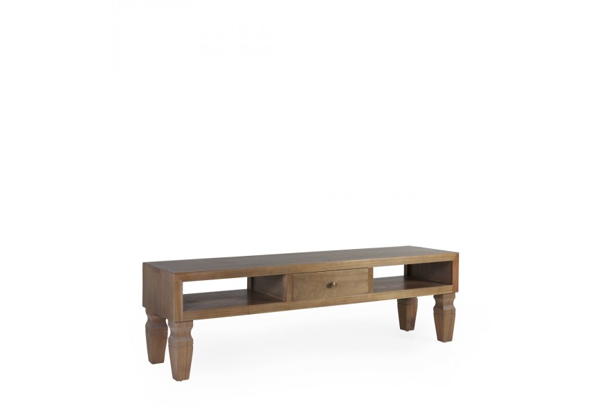 Luxusn&yacute; koloni&aacute;lny TV stol&iacute;k MADERA z mas&iacute;vu