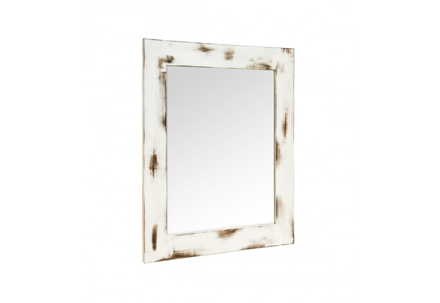 Jedinečn&eacute; zrkadlo BLANC z mas&iacute;vu 110x90