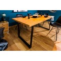 Dizajnový industriálny jedálenský stôl Garret