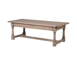 Vidiecky drevený konferenčný stolík KOLONIAL obdĺžnikový
