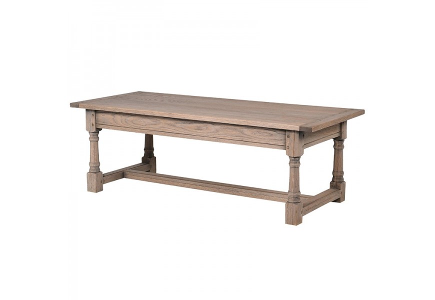 Vidiecky dreven&yacute; konferenčn&yacute; stol&iacute;k KOLONIAL obdĺžnikov&yacute;