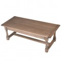 Vidiecky drevený konferenčný stolík KOLONIAL obdĺžnikový
