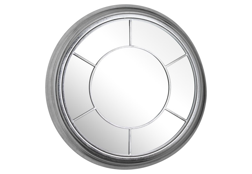 Elegantné nástenné zrkadlo kruhového tvaru