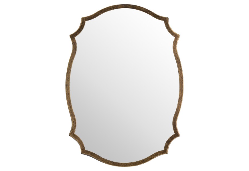 Jedinečn&eacute; antick&eacute; bronzov&eacute; zrkadlo 60cm