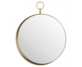 Jedinečné okrúhle Vintage zrkadlo 75x60 loop