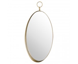 Jedinečné oválne Vintage zrkadlo 96x43 loop