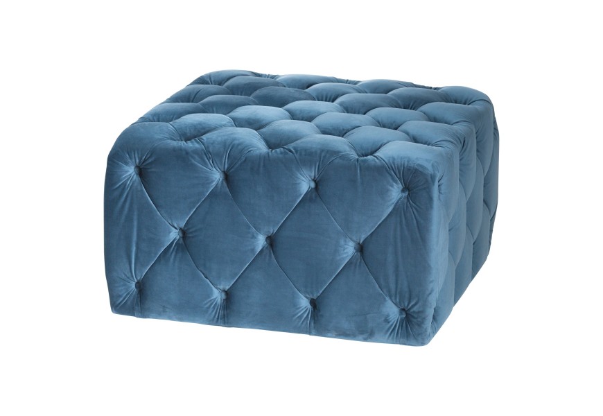 Luxusná prešívaná taburetka do moderných, ale aj vintage interiérov