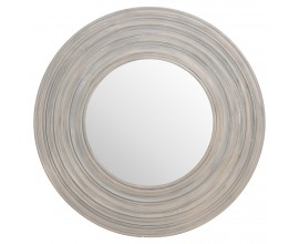 Jedinečné okrúhle vyrezávané zrkadlo 91cm