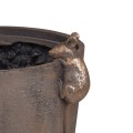 Štýlový bronzový kvetináč Mice