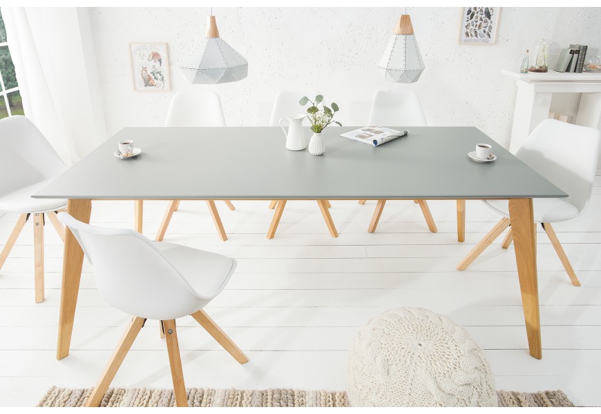 Jedálenský stôl Scandinavia 160cm sivá
