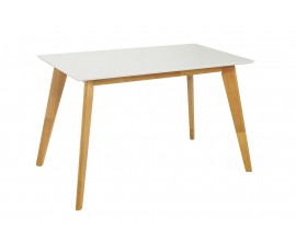 Jedálenský stôl Scandinavia 120cm biela
