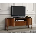Luxusný vyrezávaný rustikálny TV stolík RUSTICA z masívu klasický štýl