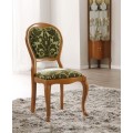 Luxusná rustikálna jedálenská stolička Rustica vyrezávaná