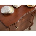 Luxusný rustikálny nočný stolík RUSTICA z masívu s 2mi zásuvkami