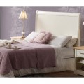 Luxusná masívna posteľ Rustica biela