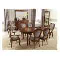 Luxusný rustikálny rozkladací jedálenský stôl CASTILLA I 180-240cm oválny