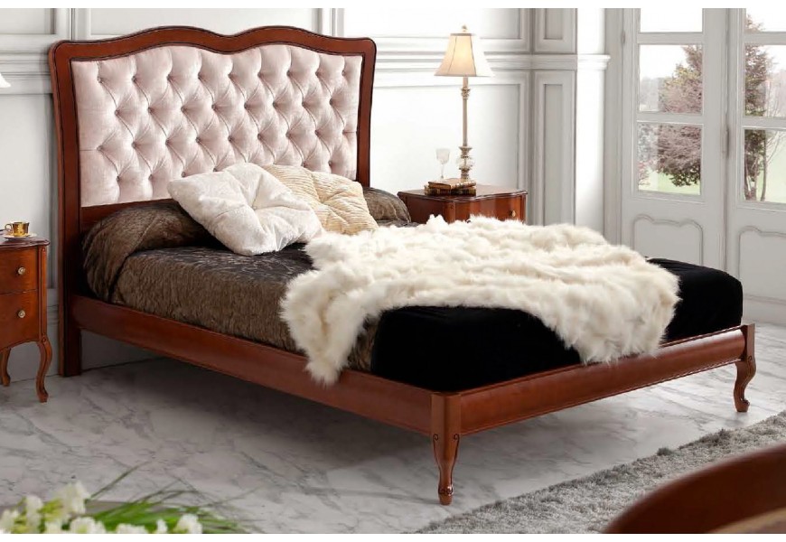 Luxusná rustikálna posteľ z masívu CASTILLA