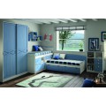 Luxusná detská izba Blanco decape / Azul Cielo