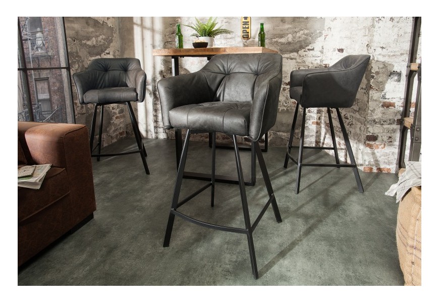 Štýlová stolička Ima antická sivá