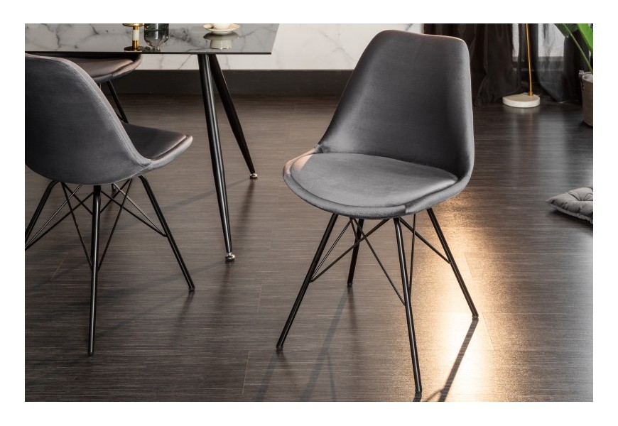 Retro stolička Alva v škandinávskom štýle