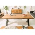 Idustriálny drevený jedálenský stôl z dreva