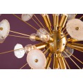 Z&aacute;vesn&yacute; art-deco luster Zuria s polodrahokamom 60cm