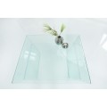 Luxusný sklenený konferenčný stolík Ghost 70cm
