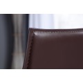 Dizajnová kožená elegantná stolička Milano