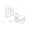 Luxusná detská izba Blanco Decape / Agucate / Lila