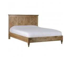Dizajnová rustikálna manželská posteľ Madalyn