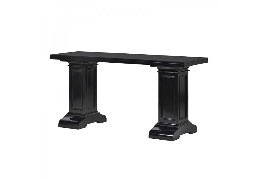 Exkluzívna zámocká čierna konzola Wielton Nero