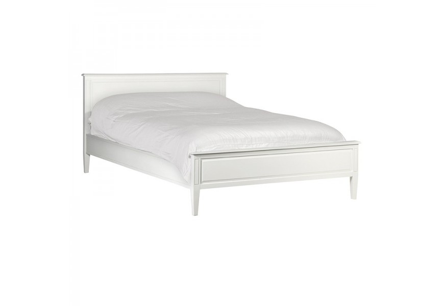 Luxusná provance manželská posteľ Amarante v bielom prevedení 166 cm