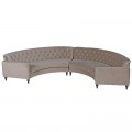 Luxusná chesterfield dvojitá sedačka Ismay polkruhová 351cm