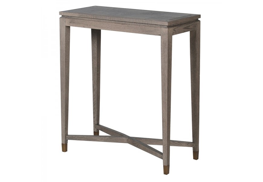 Luxusná šedá konzola Walena v retro prevedení