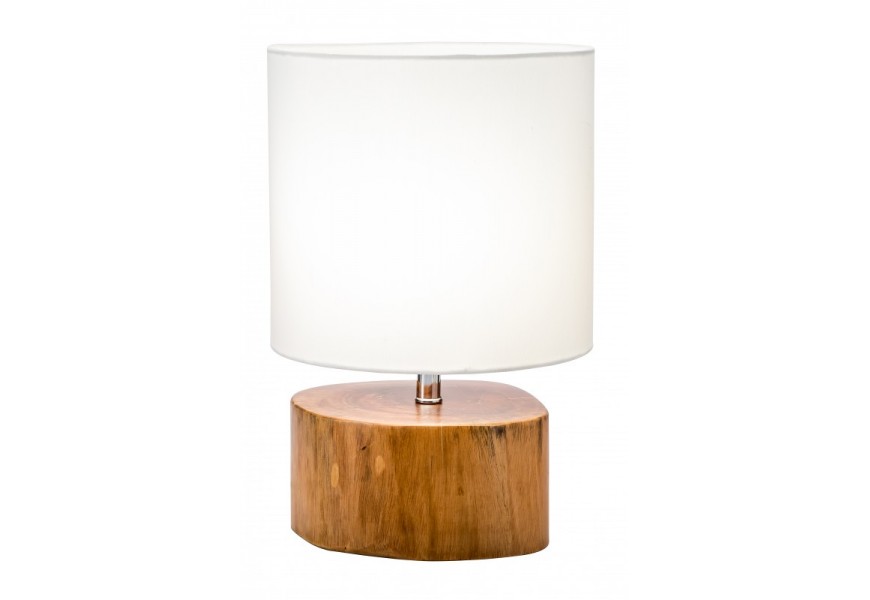 Koloni&aacute;lna stoln&aacute; lampa Nadia biela 35cm