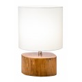Koloni&aacute;lna stoln&aacute; lampa Nadia biela 35cm