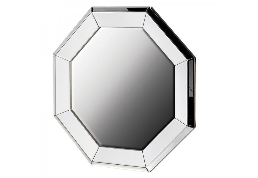 Dizajnové nástenné zrkadlo Cherell v striebornej farbe