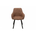 Moderná dizajnová stolička Ventura v hnedej farbe 59cm