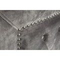 Chesterfield luxusn&aacute; posteľ Caledonia v striebornej farbe 160x200