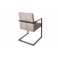 Retro dizajnová stolička Inspirativo tmavosivá 90cm