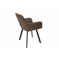 Moderná dizajnová stolička Ventura bledohnedá 59cm