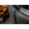 Retro stolička Dex v sivej farbe 63cm