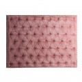 Štýlové chesterfield čelo postele Alvaro v ružovej farbe 160cm